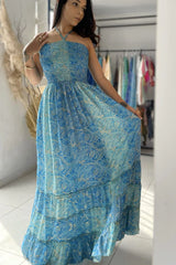 Vestido Indiano - Somya (com brilho) - 2 Formas de Usar