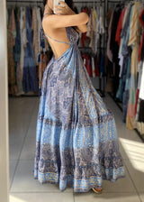 Vestido Indiano - Cahin (Com Brilho) - Costas nuas