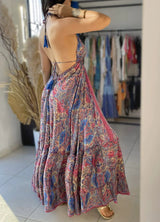 Vestido Indiano - Nyra (Com Brilho) - Costas nuas